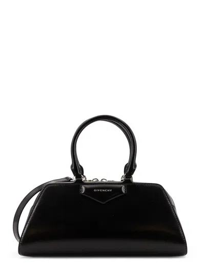 GIVENCHY ANTIGONA EAST WEST SMALL LEATHER SHOULDER BAG