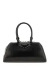 Givenchy Antigona East West Brown Small Handbag With Adjustable And Removable Shoulder Strap And Logo Letteri