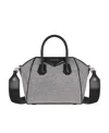 Givenchy Antigona Embellished Top Handle Bag In Black