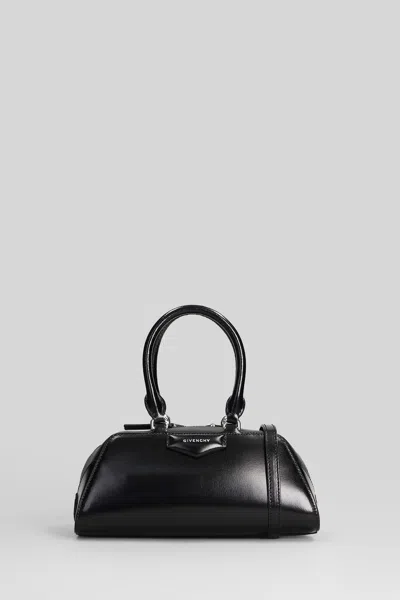 Givenchy Antigona Ew Mini Shoulder Bag In Black Leather