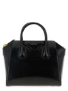 Givenchy Antigona Mini Top Handle Bag In Grained Leather In Black