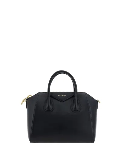 Givenchy Women Box Leather Antigona Mini Handbag In Black