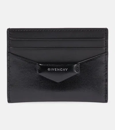 Givenchy Antigona Leather Cardholder In Black