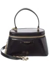 Givenchy Vanity Antigona Leather Handbag With Lettering Logo On The Front In Brown