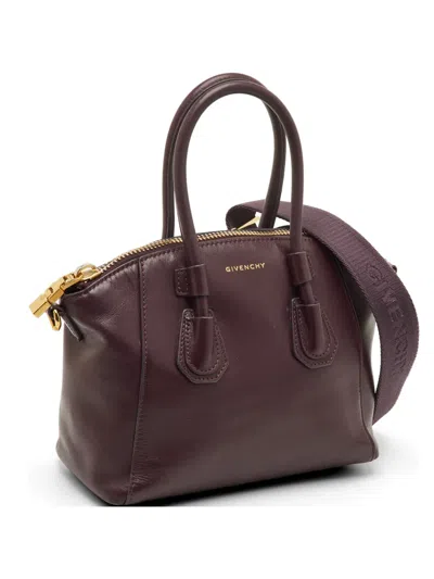 Pre-owned Givenchy Antigona Leather Handbag In Red