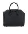 Givenchy Mini Antigona Bag In Grained Leather In Black