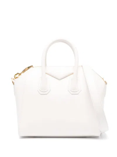 Givenchy Antigona Leather Mini Bag In White