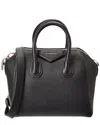 Givenchy Mini Antigona Bag In Grained Leather In Black