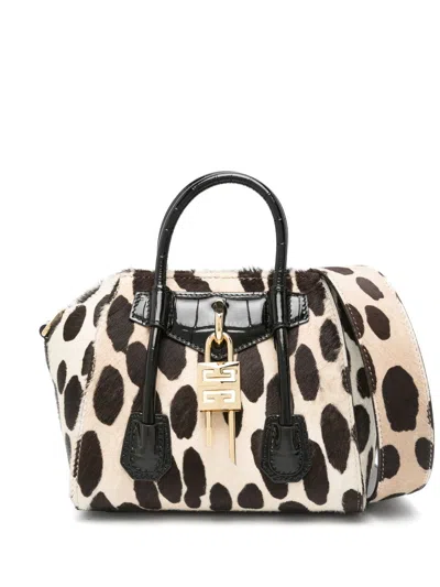Givenchy Antigona Lock Top Bag In Schwarz