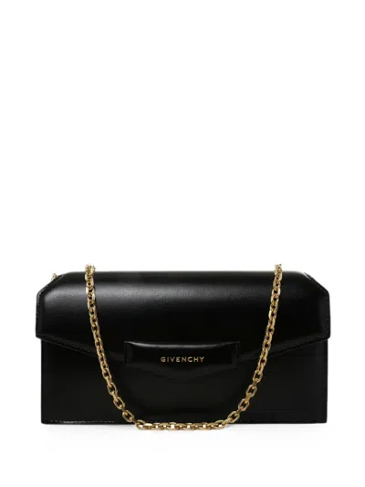 Givenchy Antigona Logo-print Chain-strap Cross Body Bag In Black