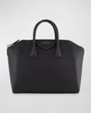 Givenchy Antigona Medium Top Handle Bag In Grained Leather In Black