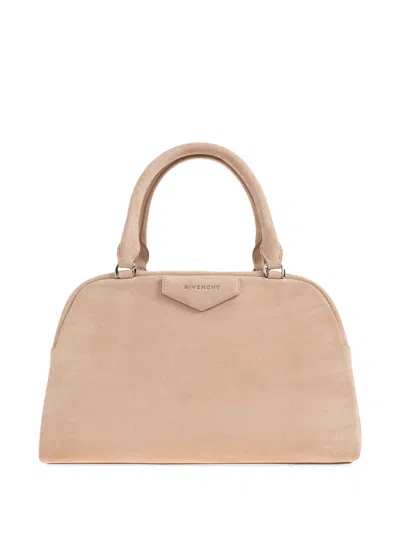 Givenchy Antigona Medium Tote Bag In Neutral