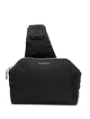Givenchy Logo-print Shoulder Bag In Black