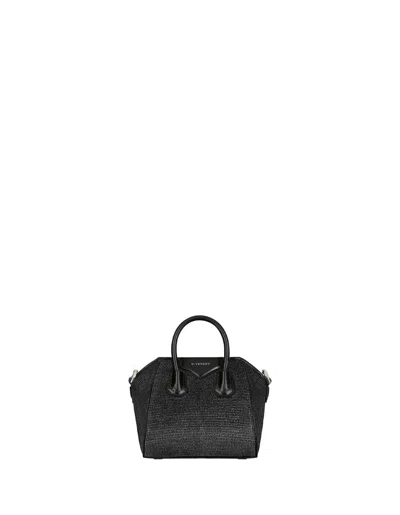 Givenchy Antigona Micro Top Handle Bag In Black