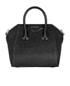Givenchy Antigona Micro Black Bag With Rhinestones In Black