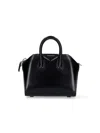 Givenchy Mini Leather Handbag With Adjustable Strap In Black