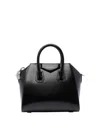 Givenchy Micro Antigona Shoulder Bag In Calf Leather In Negro