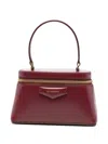 Givenchy Antigona Vanity Bag In Box Leather With Chain In Red