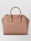Givenchy Womens Blush Pink Gold Antigona Mini Leather Top Handle Bag In Brown