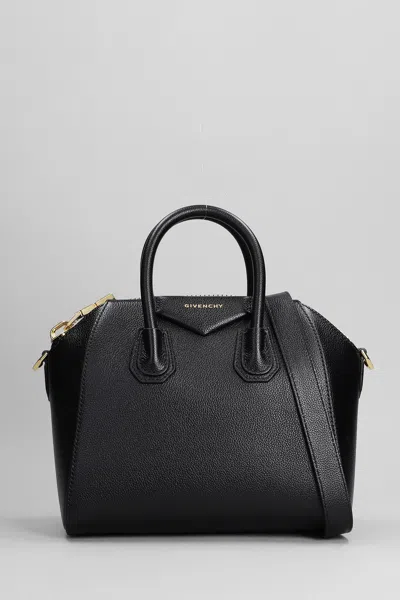 Givenchy Antigona Mini Hand Bag In Black Leather