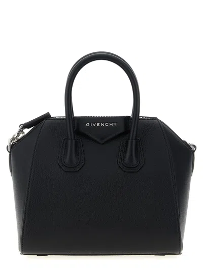 Givenchy Mini Structured Handbag Detachable Strap In Black