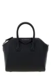 Givenchy Mini Antigona Box Two-way Leather Tote Bag In Black