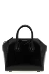 Givenchy Mini Antigona Box Two-way Leather Tote Bag In Black