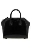 Givenchy Mini Antigona Box Two-way Leather Tote Bag In Black