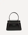 Givenchy Vanity Antigona Leather Handbag With Lettering Logo On The Front In Black