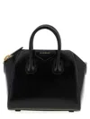 Givenchy Structured Leather Top Handle Bag In Black