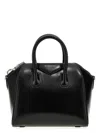 Givenchy Micro Antigona Shoulder Bag In Calf Leather In Black