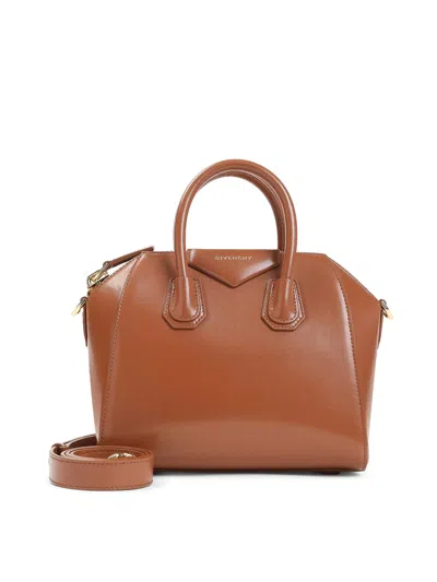 Givenchy Antigona Mini Handbag In Brown