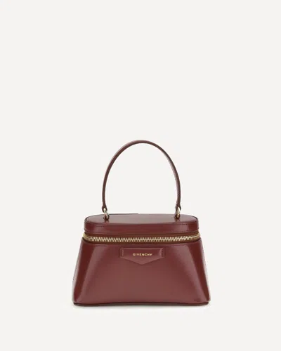 Givenchy Antigona Mini Handbag In Burgundy