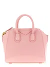 Givenchy Antigona Mini Top-handle Bag In Patent Leather In Pink