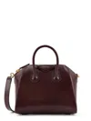 Givenchy Antigona Mini Leather Crossbody Bag In Purple