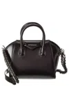 Givenchy Antigona Mini Leather Shoulder Bag In Black