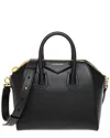Givenchy Antigona Mini Leather Satchel In Black