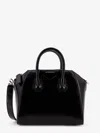 Givenchy Mini Antigona Box Two-way Leather Tote Bag In Black