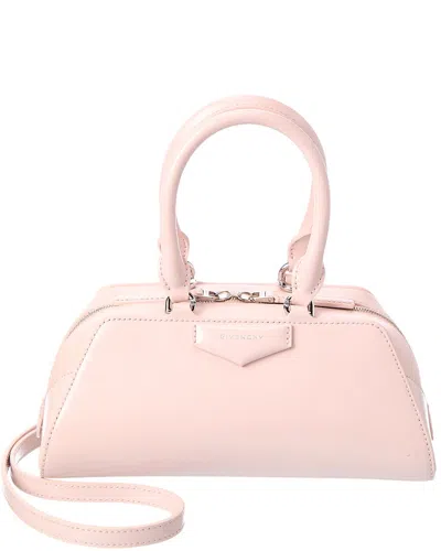 Givenchy Antigona Mini Leather Shoulder Bag In Pink