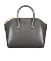 Givenchy Mini Antigona Shoulder Bag In Gray