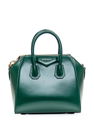 Givenchy Antigona Mini Top Handle Bag In Green