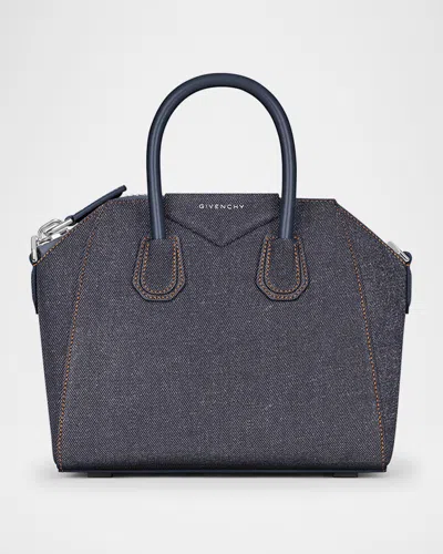 Givenchy Antigona Mini Top-handle Bag In Denim