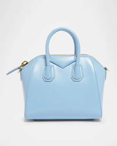 GIVENCHY ANTIGONA MINI TOP-HANDLE BAG IN PATENT LEATHER