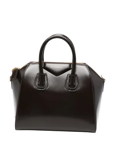 Givenchy Antigona Nv Mini Bag In Brown