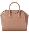 Givenchy Womens Blush Pink Gold Antigona Mini Leather Top Handle Bag In Pink