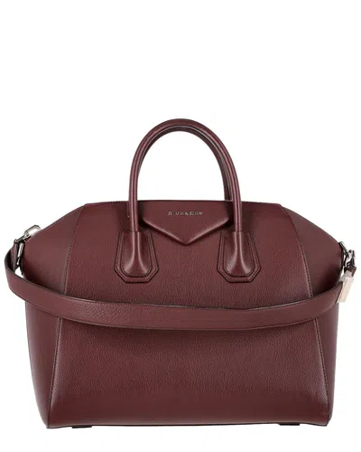 Givenchy Antigona Satchel (authentic Pre-loved) In Burgundy