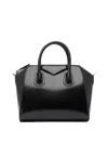 Givenchy Mini Antigona Box Two-way Leather Tote Bag In Black