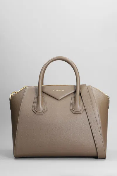 Givenchy Antigona Small Shoulder Bag In Brown