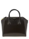 Givenchy Antigona Small Structured Handbag In Bordeaux Calfskin In Burgundy