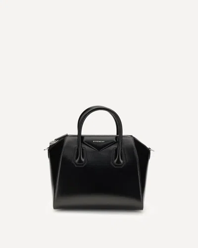 GIVENCHY ANTIGONA SMALL LEATHER BOX HANDBAG